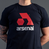Arsenal Men's Logo Tee, Black